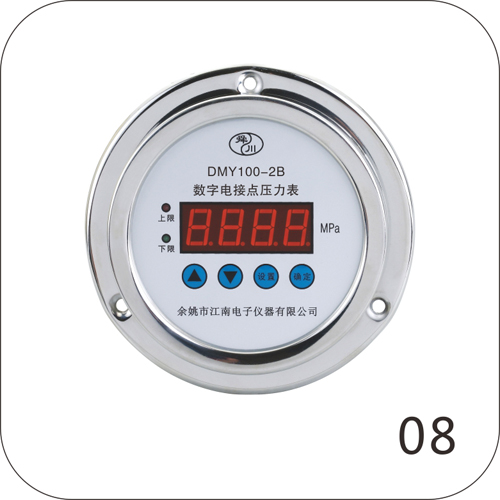 DMY100-2B數(shù)字電接點壓力表（不銹鋼軸向）