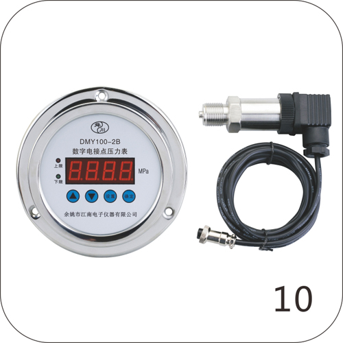 DMY100-2B數(shù)字電接點壓力表（不銹鋼分體式）